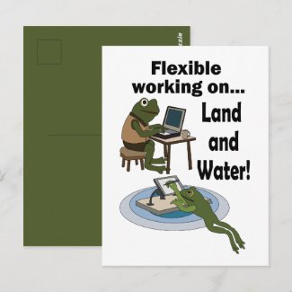 Frog Flexible Working Corporate Office Humor Party