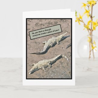 Crocodiles/ Friendship & Support With Humor
