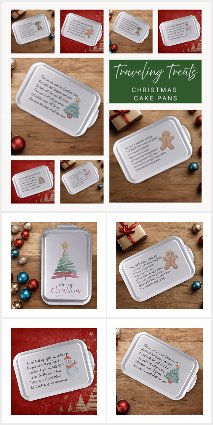Traveling Treats Christmas Cake Pan Collection