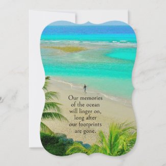 Memories Of Beach Walks /beautiful Caribbean water