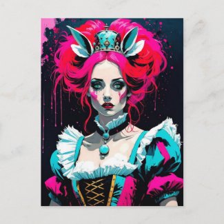 Alice as the Hot Pink Queen