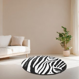 Zebra close up print