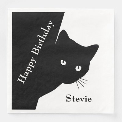 Sly Black Cat