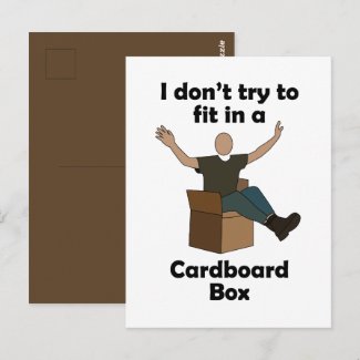 Cardboard Box Not Trying To Fit In Farewell