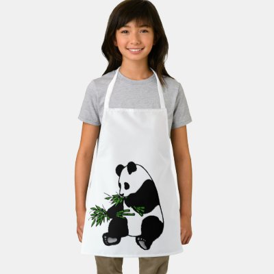 Giant Panda Eats Bamboo