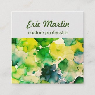 Green Watercolor Fusion