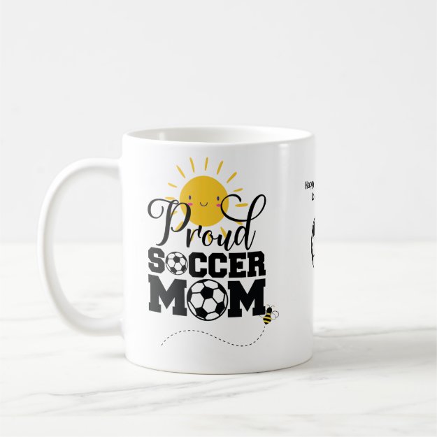Funny SOCCER MOM Mothers Day Birthday Personalized Coffee Mug