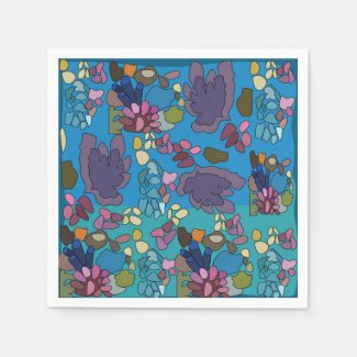 Coral Reef Under The Sea Birthday Party  Napkins