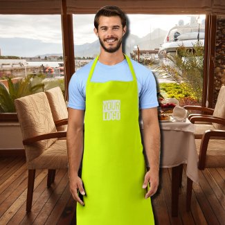 fluorescent yellow - add your logo