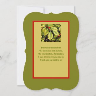 BRIGHT RED BERRIES ON CHARTREUSE-COLORED LEAVES