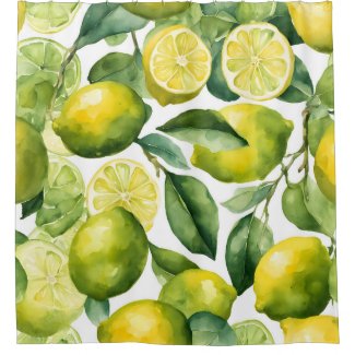 Lemons Watercolor Pattern Design