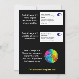 Element Properties - Test Card