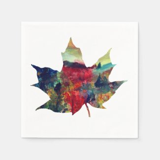 Autumn leaf Paper Napkins