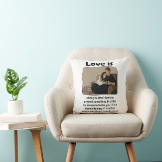 Romantic Love Quote Wedding Favor Keepsake Throw Pillow
