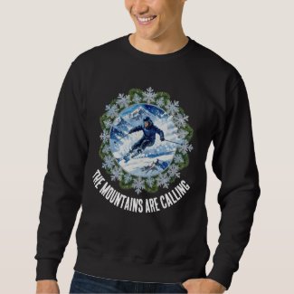 Winter Ski Sport - The Mountains Are Calling