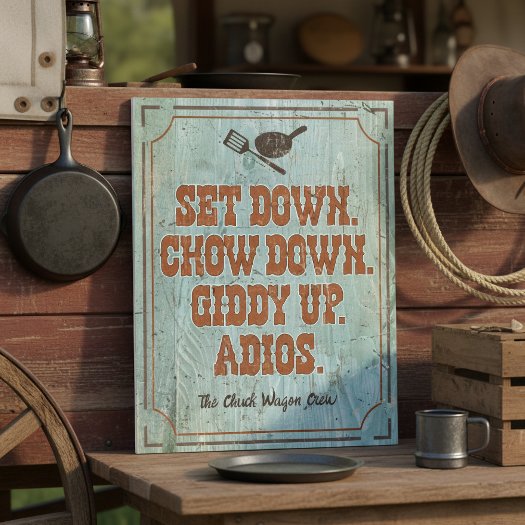 Mama's Western Chuck Wagon Rules ID1318