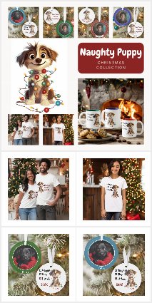Naughty Puppy Christmas Collection