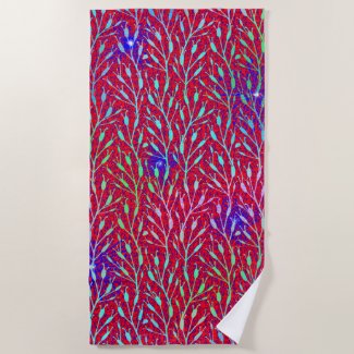 Sparkling Fireworks Party Pattern