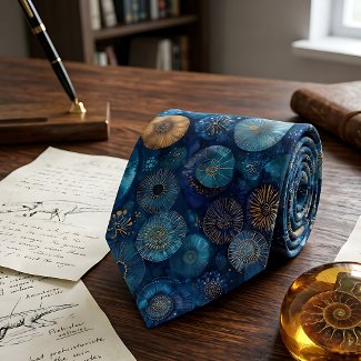 Elegant Blue Sapphire Ammonite Fossil