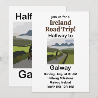 Halfway To Galway Ireland Road Trip Travel Invitation