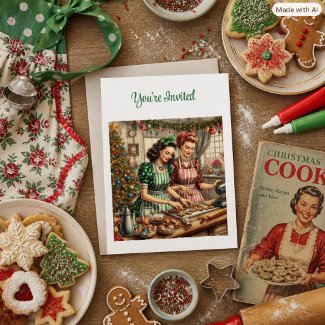 Vintage Cookie Exchange Christmas