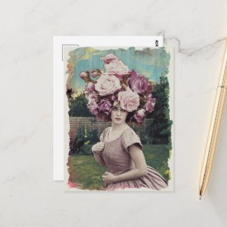 Flowers on Her Head