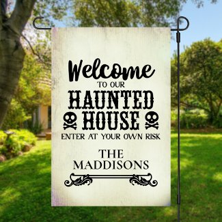 Welcome to our Haunted House Typography Custom